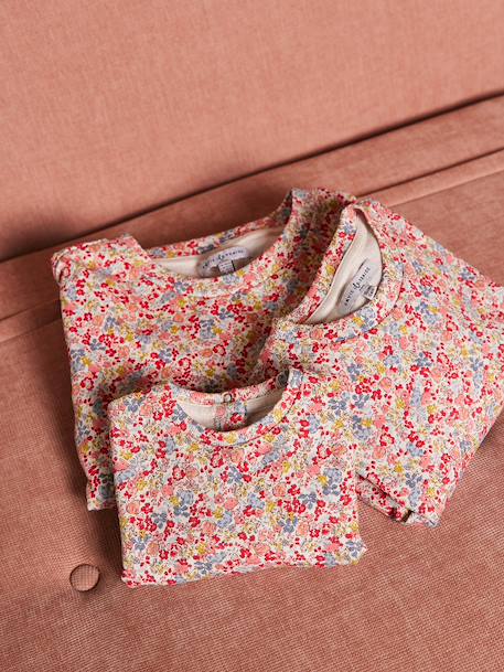 Sweat bébé imprimé fleuri Capsule mère-fille multicolore 4 - vertbaudet enfant 