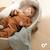 Langes bébé coton lovely Beige+Rose+Vert 15 - vertbaudet enfant 