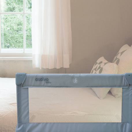 Barrière 90 cm pour lit standard Blanc+Gris 9 - vertbaudet enfant 