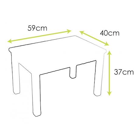 Ma première table enfant montessori mauve bruyère 1-4 ans Mauve bruyère 6 - vertbaudet enfant 