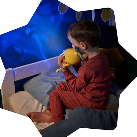 Veilleuse bébé projection et berceuses basile Jaune 4 - vertbaudet enfant 