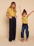 T-shirt fille coton bio olive 2 - vertbaudet enfant 