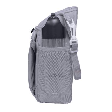 Chaise haute de voyage - sac hummus étoiles Gris+Rose 4 - vertbaudet enfant 