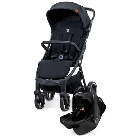 Duo poussette et siège auto Kibu Noir 1 - vertbaudet enfant 