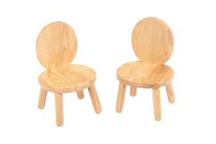 Chambre et rangement-Ma première chaise ovaline  bois naturel 1-4 ans