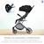 Poussette voyage légère trolley cabine Kubic 2 Gris 5 - vertbaudet enfant 