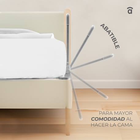 Barrière de lit 150 cm pour lit standard Beige+Blanc+Bleu+Gris+Rose 8 - vertbaudet enfant 
