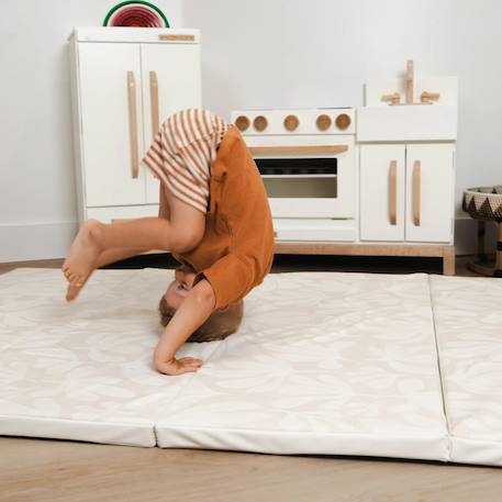 Tapis de jeu Beige à carreaux+Beige à motifs+Bleu+Vert à motifs 11 - vertbaudet enfant 