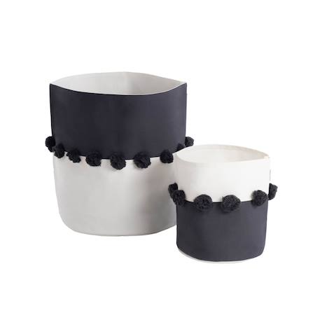 Panier de rangement Noir+Noir - Small+Ocre+Or - Small 2 - vertbaudet enfant 