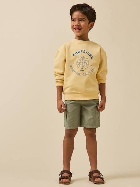 Sweat surf garçon - coton biologique Ciel+Sun 7 - vertbaudet enfant 