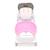Chaise haute à roulettes pink bunny Rose 3 - vertbaudet enfant 