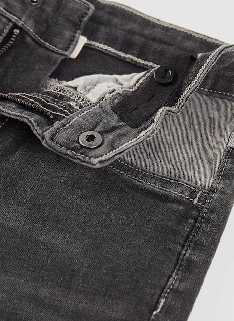 Pantalon enfant denim Gris 3 - vertbaudet enfant 