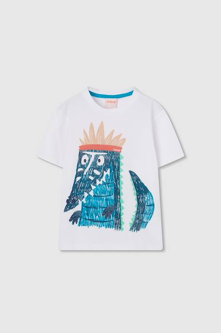 Garçon-T-shirt enfant en coton  crocodile