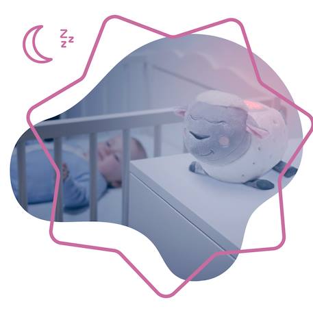 Veilleuse mouton peluche Gris 6 - vertbaudet enfant 