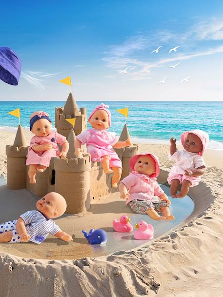 Poupon bébé Bain Alyzée tulipes 30 cm rose 4 - vertbaudet enfant 