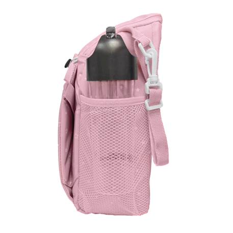 Chaise haute de voyage - sac hummus étoiles Gris+Rose 11 - vertbaudet enfant 