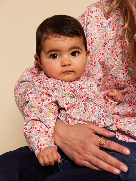 Sweat bébé imprimé fleuri Capsule mère-fille multicolore 1 - vertbaudet enfant 