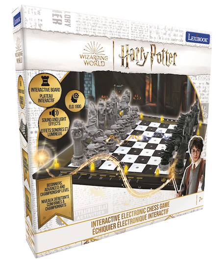 Jeu d'échecs électronique lumineux harry potter avec effets sonores Noir 1 - vertbaudet enfant 