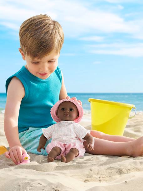 Poupon bébé Bain Alyzée tulipes 30 cm rose 2 - vertbaudet enfant 