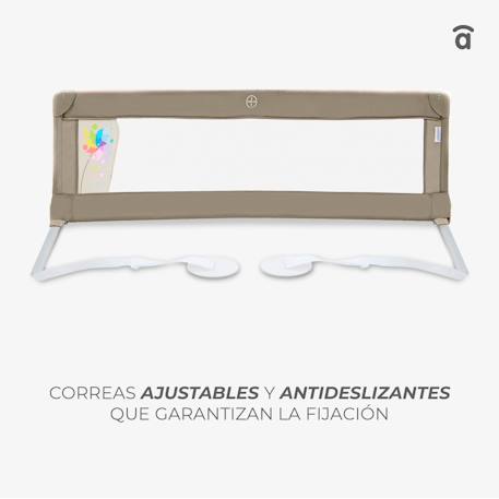 Barrière de lit 150 cm pour lit standard Beige+Blanc+Bleu+Gris+Rose 9 - vertbaudet enfant 