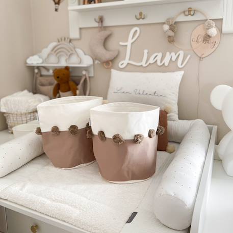 Panier de rangement Noir+Noir - Small+Ocre+Or - Small 6 - vertbaudet enfant 