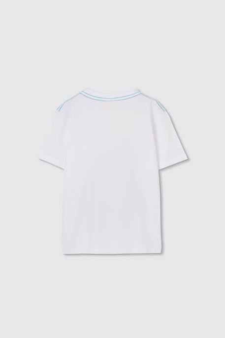 T-shirt enfant en coton  crocodile Blanc 2 - vertbaudet enfant 