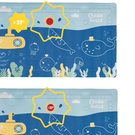 Tapis de bain témoin de température Bleu 3 - vertbaudet enfant 