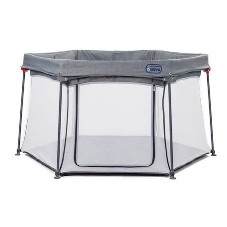 Parc bébé hexagonal pliable léger Luxembourg Gris 1 - vertbaudet enfant 