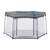 Parc bébé hexagonal pliable léger Luxembourg Gris 1 - vertbaudet enfant 