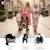 Poussette trotter plus Rose et noir 3 - vertbaudet enfant 
