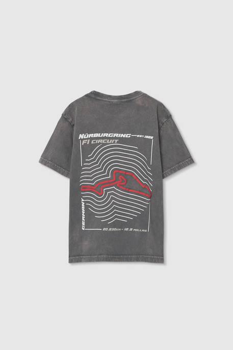 T-shirt garçon coton Gris 2 - vertbaudet enfant 