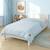 Housse de couette réversible gaze de coton & nid d'abeille Beige+Bleu+Écru+Rose 7 - vertbaudet enfant 