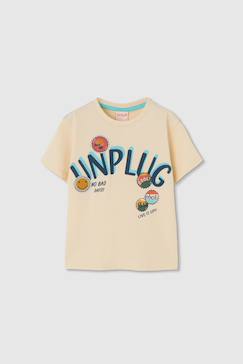 Garçon-T-shirt, polo, sous-pull-T-shirt enfant en coton brut