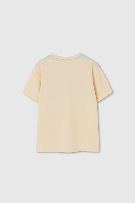 T-shirt enfant en coton brut Jaune 2 - vertbaudet enfant 