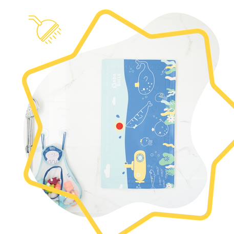Tapis de bain témoin de température Bleu 6 - vertbaudet enfant 