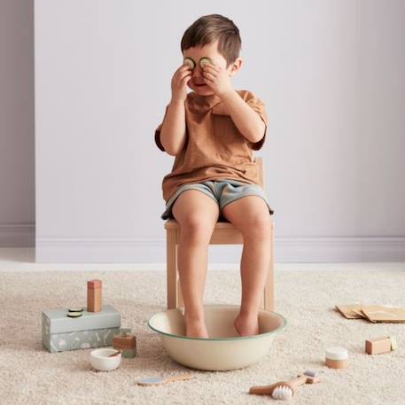 Kit spa en bois kid's hub Gris-bleu, beige, vert 5 - vertbaudet enfant 