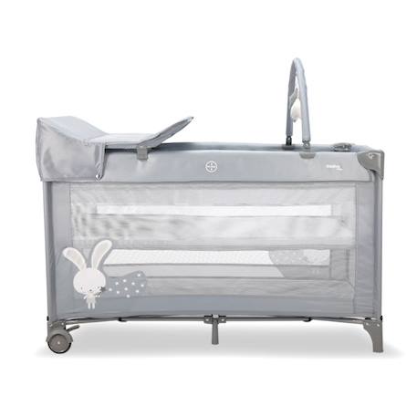 Lit de voyage complet grey bunny Gris 2 - vertbaudet enfant 