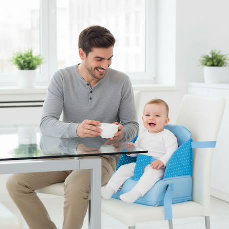 Chaise haute de voyage hérisson Beige+Bleu+Gris+Rose+Vert 8 - vertbaudet enfant 