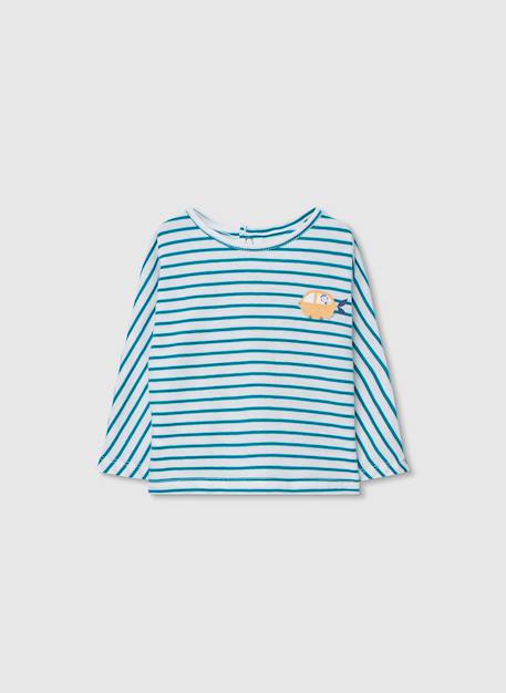 Bébé-T-shirt bébé coton rayé