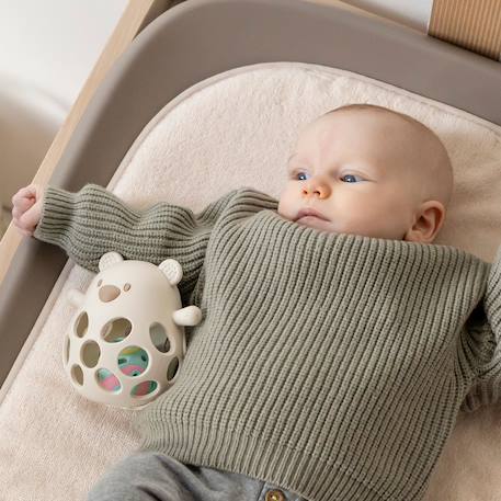 Hochet bébé avec balle et anneau de dentition Beige, vert d'eau 3 - vertbaudet enfant 