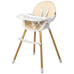 Puériculture-Chaise haute 2 en 1 pliable évolutive Bocuse
