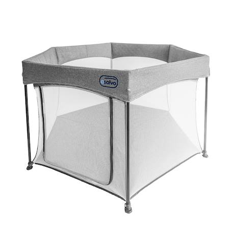 Parc bébé hexagonal pliable léger Luxembourg Gris 3 - vertbaudet enfant 