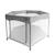 Parc bébé hexagonal pliable léger Luxembourg Gris 3 - vertbaudet enfant 
