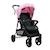 Poussette cadix Huile+Noir+Rose 18 - vertbaudet enfant 