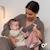 Doudou bébé you&me Beige+Rose 10 - vertbaudet enfant 