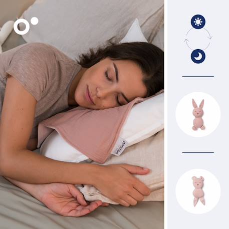 Doudou bébé you&me Beige+Rose 8 - vertbaudet enfant 