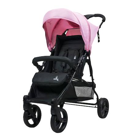 Poussette cadix Huile+Noir+Rose 13 - vertbaudet enfant 