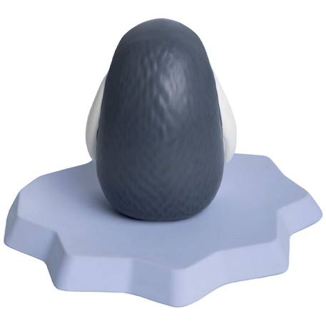 Jouet de bain bébé en caoutchouc naturel faisant aussi anneau de dentition sensoriel Blanc, bleu, noir 3 - vertbaudet enfant 