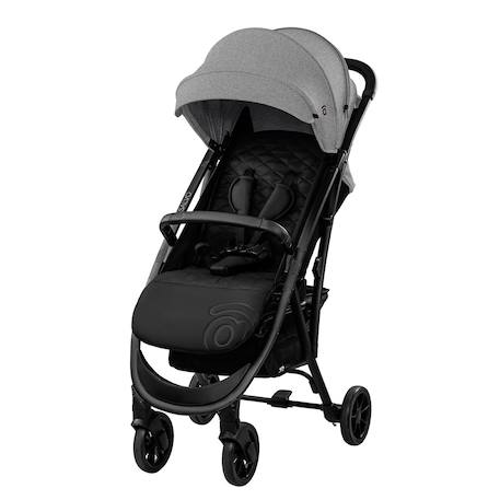 Poussette cotton 2 Gris et noir+Rose et noir+Vert et noir 1 - vertbaudet enfant 