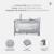 Lit de voyage complet grey bunny Gris 4 - vertbaudet enfant 